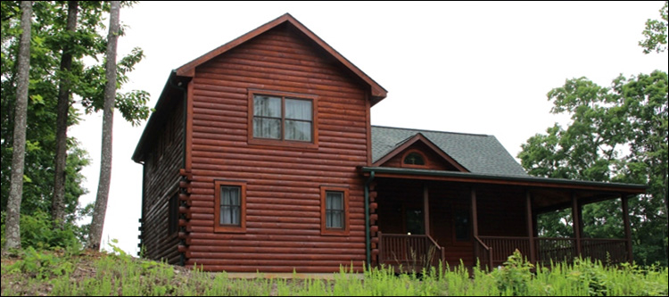 Professional Log Home Borate Application  Catawba County,  North Carolina